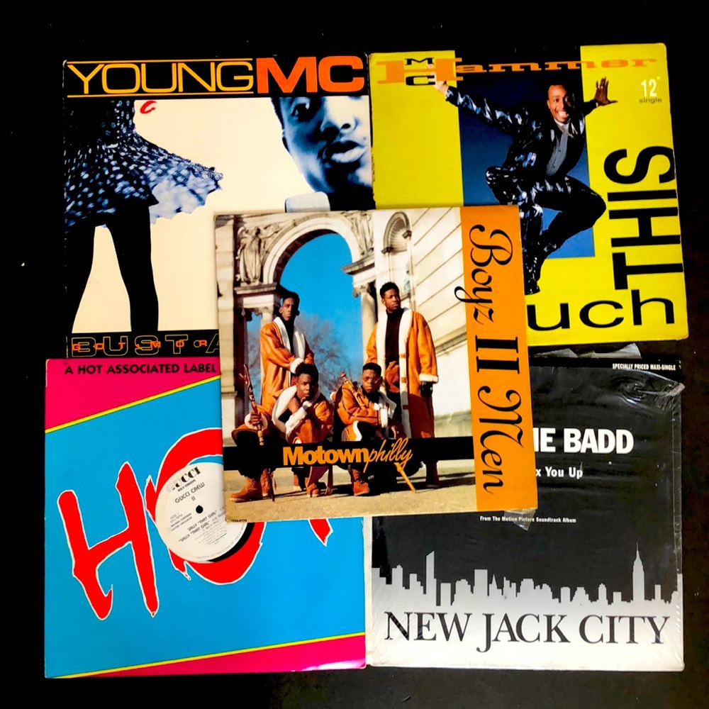 Vintage Rap Hip Hop Single Records